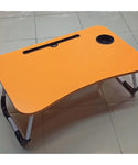 Foldable Laptop Table With Mini Drawer