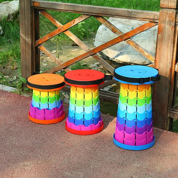 Folding Travel Heavy Plastic Stool