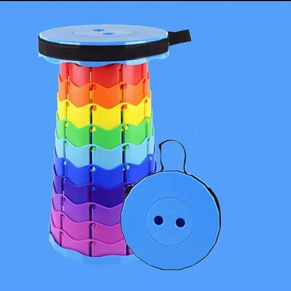 Folding Travel Heavy Plastic Stool