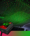 Auto Rotation Colorful Car Interior Galaxy Light