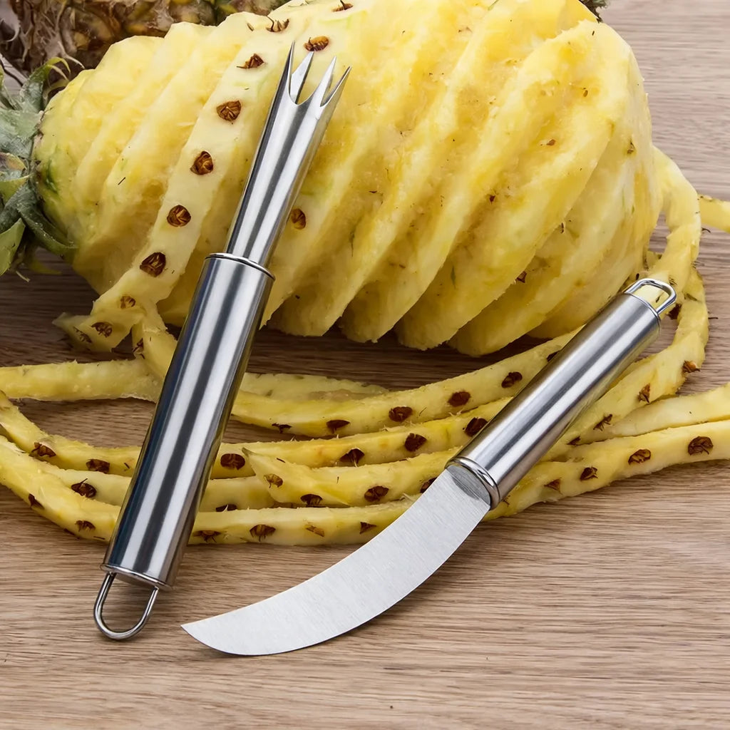 Stainless Steel Pineapple Peeler & Knife