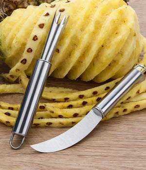 Stainless Steel Pineapple Peeler & Knife