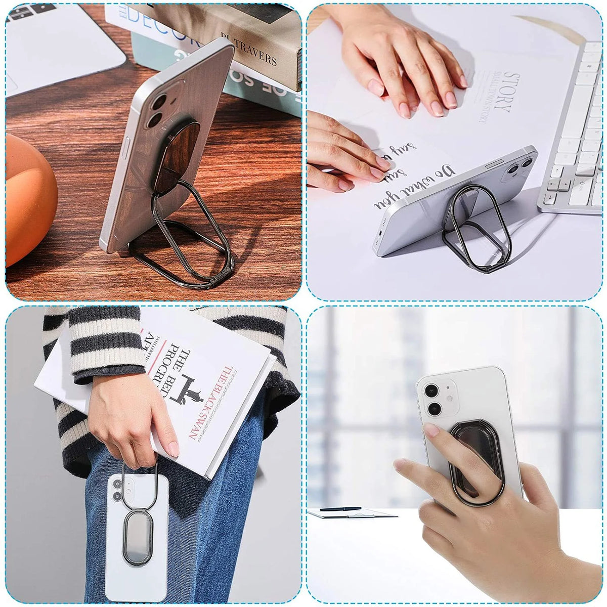 Ring Type Phone Holder with Kickstand