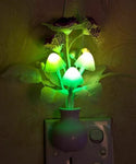 LED Mushroom Dark Sensor Lamp