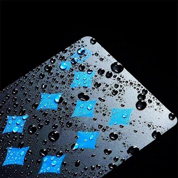 Waterproof Black Playing Card