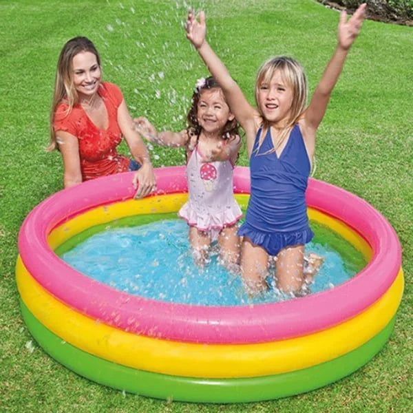 Inflatable Baby Swimming Pool With Air Pump