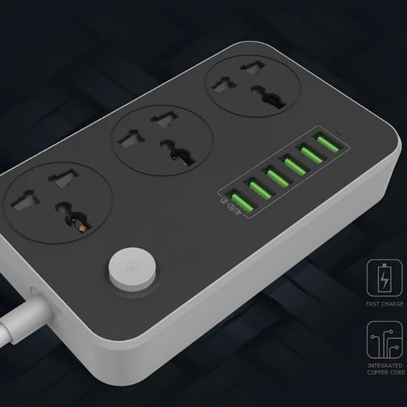 6 USB High Quality Charging Multiplug