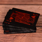 Waterproof Black Playing Card
