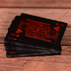 Waterproof Black Playing Card