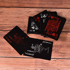 Waterproof Black Playing Card