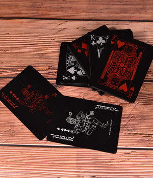 Waterproof Black Playing Card