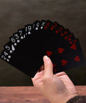 Waterproof Black Playing Card