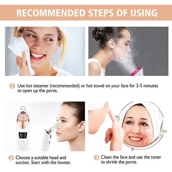 Multi-Funcational Rechargeable Blackhead Remover