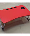 Foldable Laptop Table With Mini Drawer