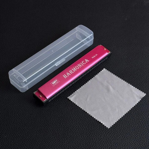 24 & 10 Holes Metal Harmonica Mouth Organ