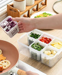 6 Grids Refrigerator Storage Box