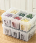 6 Grids Refrigerator Storage Box