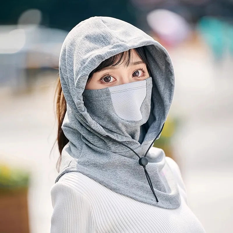 Winter Hooded Mask With Neck Warmer