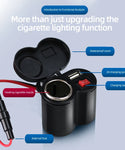 Motorcycle USB Waterproof Charger With Lighter