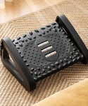 Ergonomic Footrest Stool With Massage Rollers
