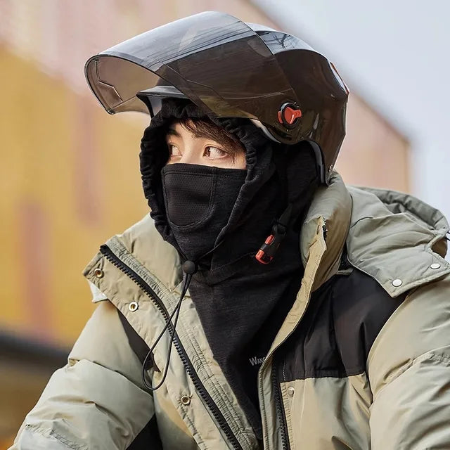 Winter Hooded Mask With Neck Warmer