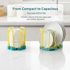 Home Kitchen Adjustable Dish Bowl Holder
