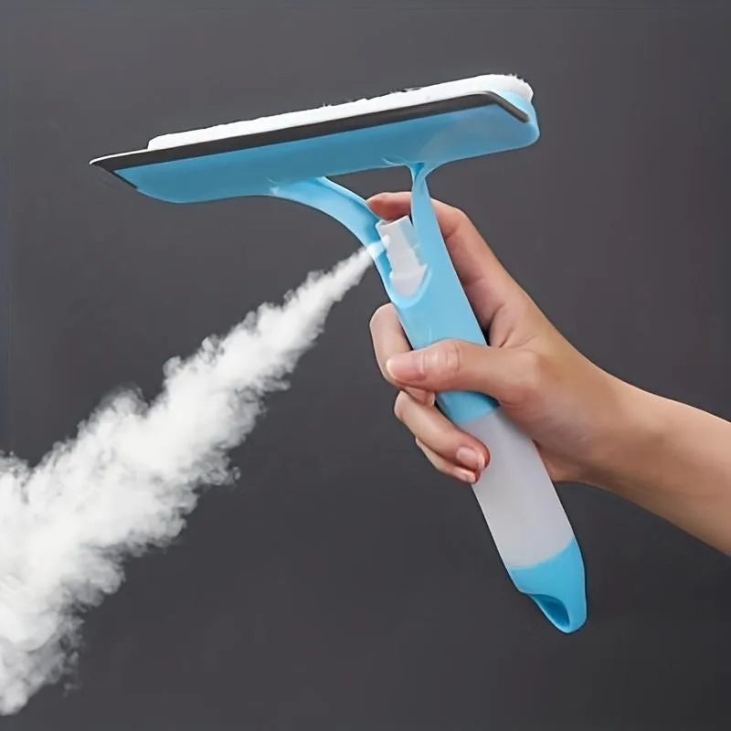 Double-Sided Window Cleaner With Spray System