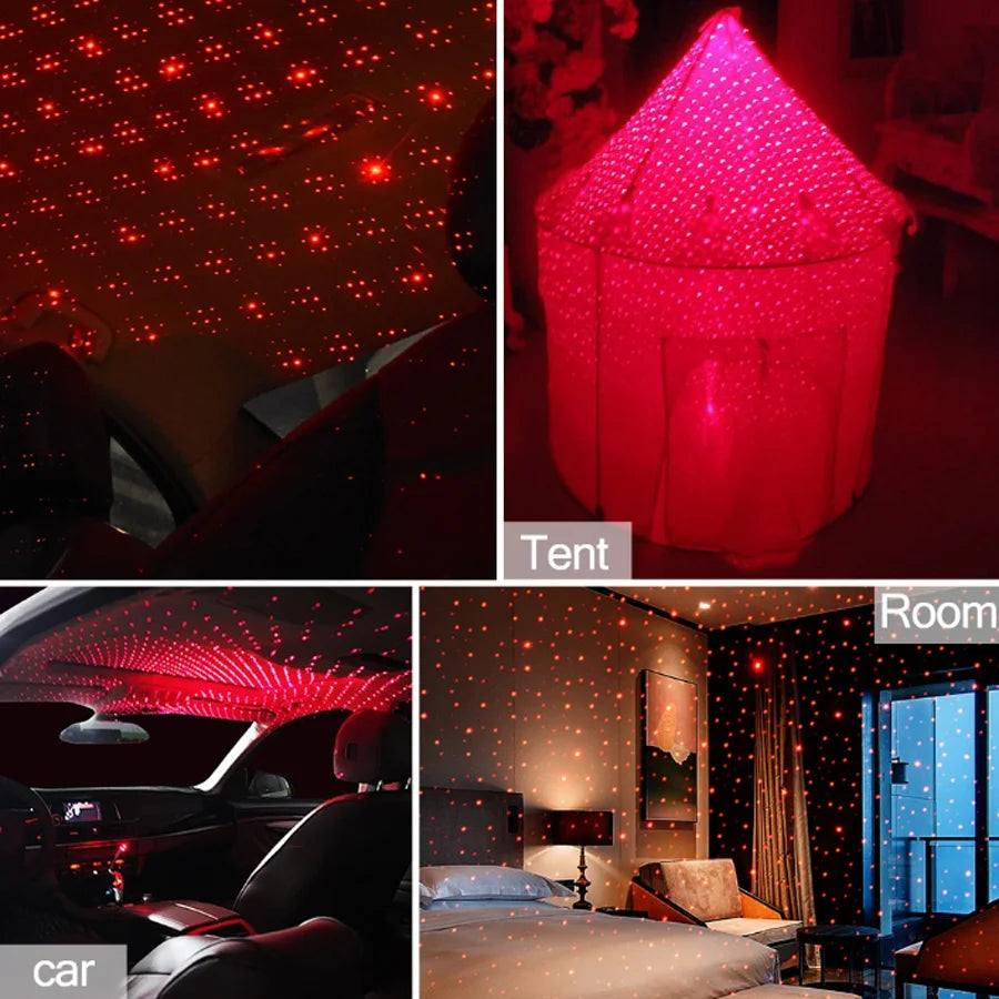 Mini USB Romantic Galaxy Night Light