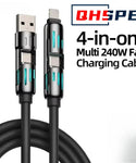 4-in-1 PD USB 240W Fast Charging Cable