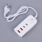 66W 4 Ports USB C Type Fast Charging Adapter