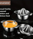 Stainless Steel Hand Press Fruit Juicer
