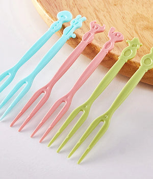 Cute Mini Fruit Fork Set (40 Pcs)