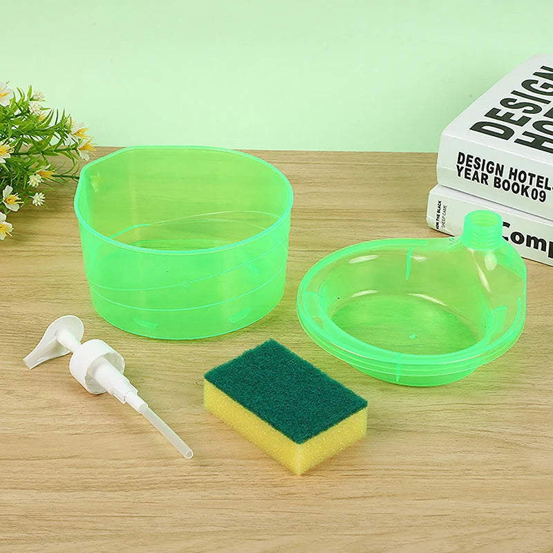 2-in-1 Dish Washing Soap Dispenser