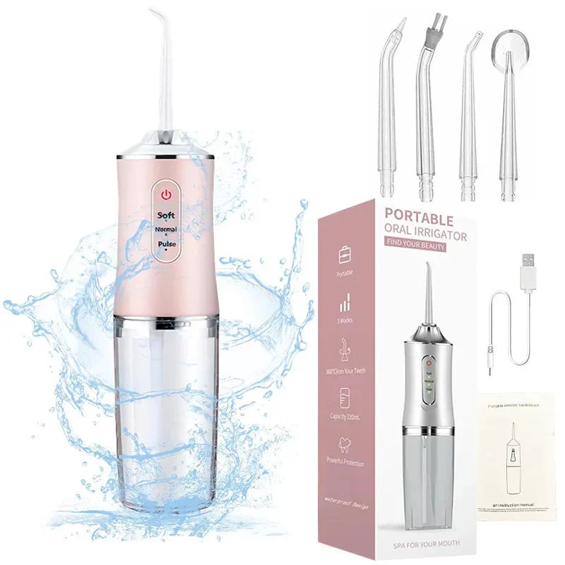 Rechargeable Water Irrigator Dental Flosser