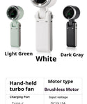 5-Speed Foldable Handheld Turbo Fan