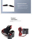 Motorcycle USB Waterproof Charger With Lighter