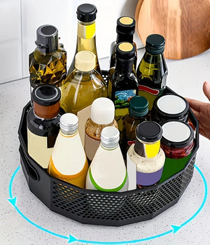 360° Rotating Multi-Usable Storage Tray