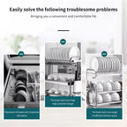 Home Kitchen Adjustable Dish Bowl Holder