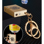 Mini Metal Inflatable Keychain Lighter