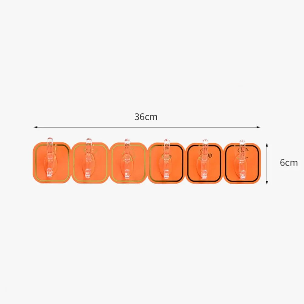 6 Layers Shelf Adhesive Wall Hook