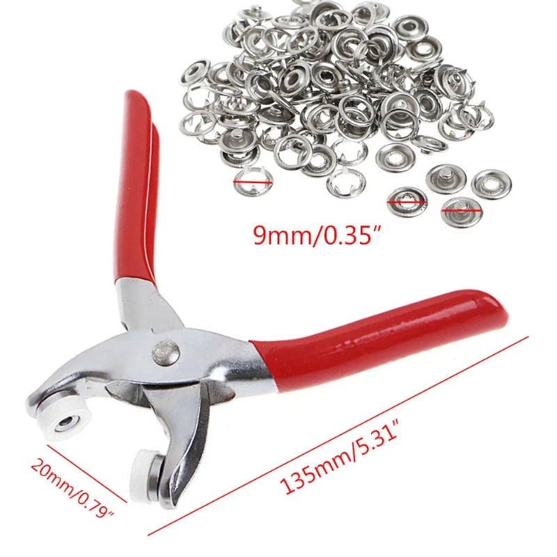 Hand Pressed Metal Buckle Installation Tool