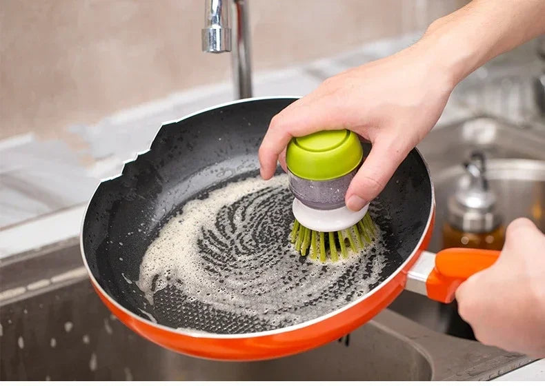 Multi Use Soap Dispensing Brush With Tary