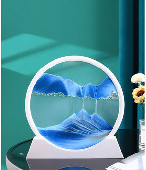 3D Dynamic Sandscape Hourglass Art Frame