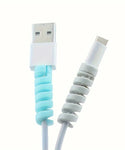 Spiral Silicone Cable Wire Protector (4 Pcs)