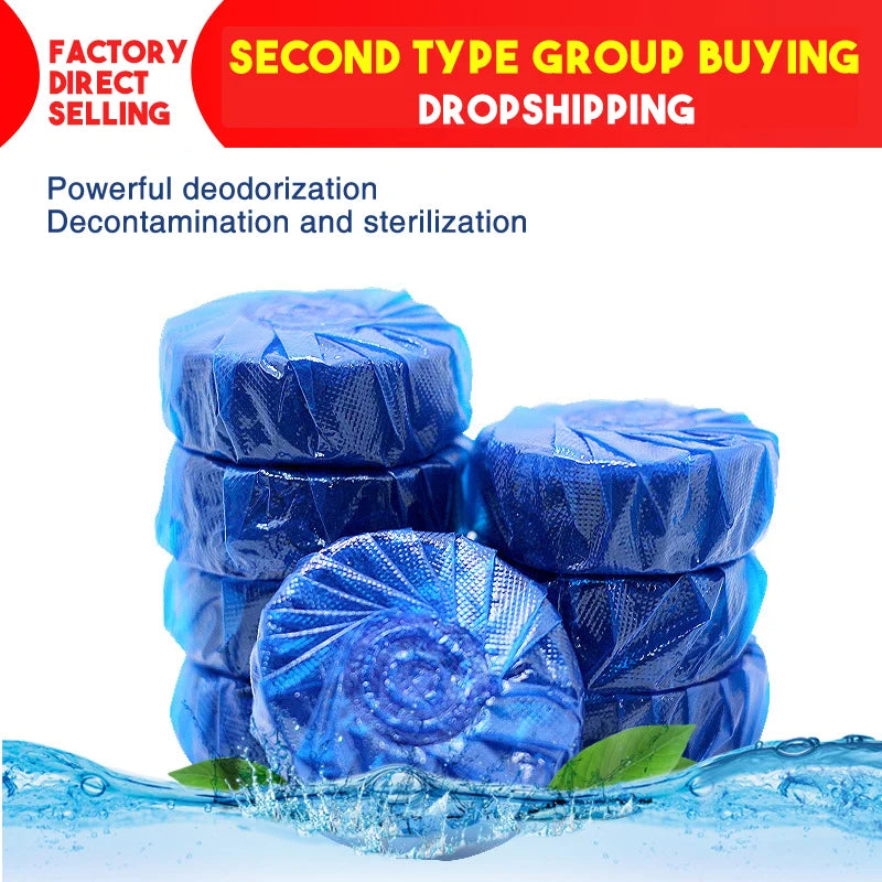 Automatic Toilet Bowl Cleaner & Freshener (10 Pcs)