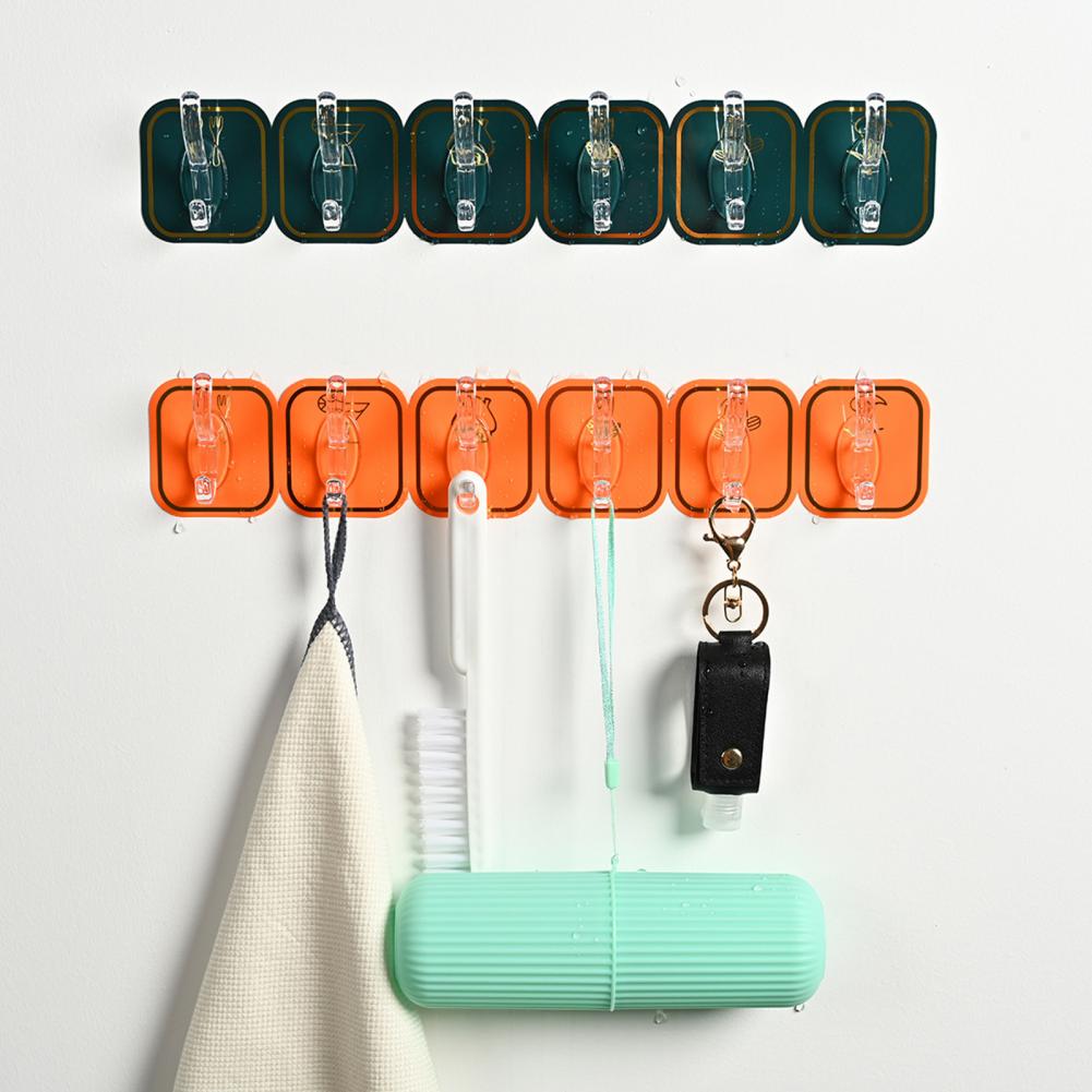 6 Layers Shelf Adhesive Wall Hook