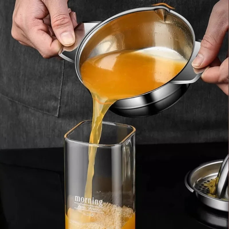 Stainless Steel Hand Press Fruit Juicer