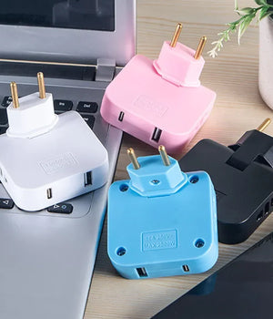 USB Type C Rotatable Slim Socket Adapter