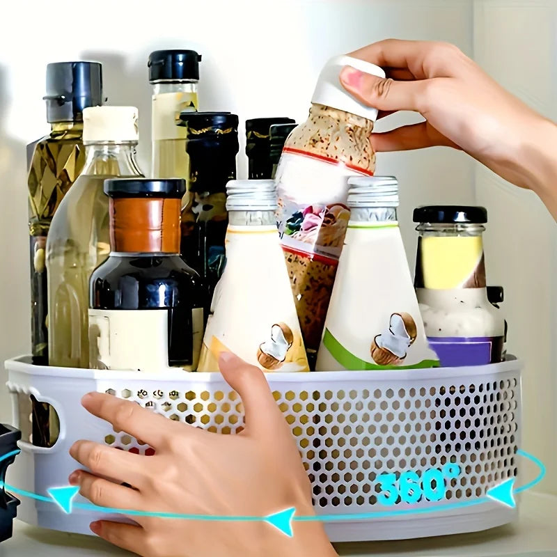 360° Rotating Multi-Usable Storage Tray