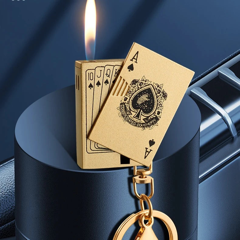 Mini Metal Inflatable Keychain Lighter